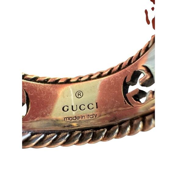 Gucci Sterling Silver GG Flower Ring w/Box & Dustbag Size 6.5 - Picture 11 of 11